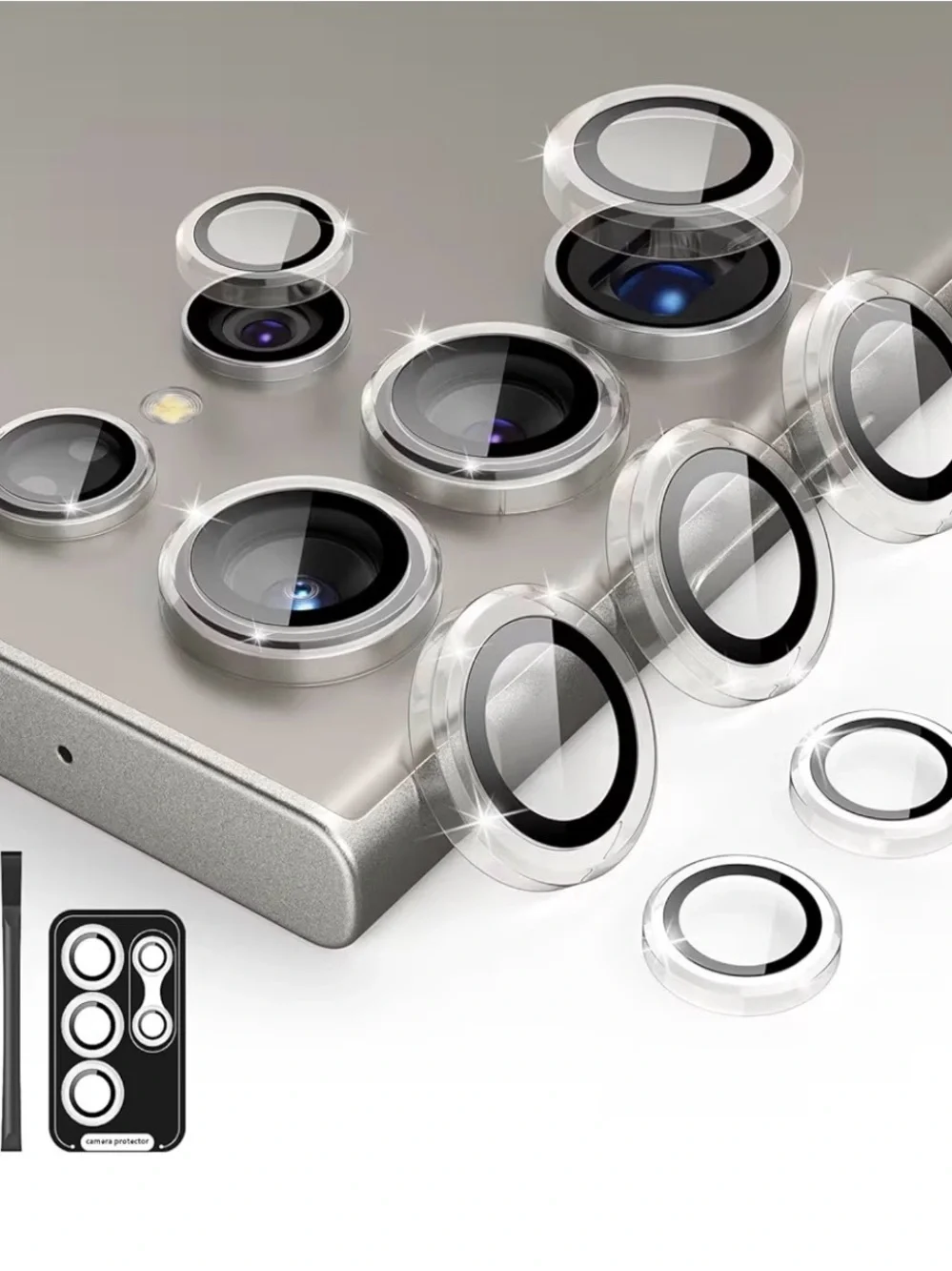 Clear Camera Lens Protectors for Samsung Galaxy S25 Ultra. BRAND NEW